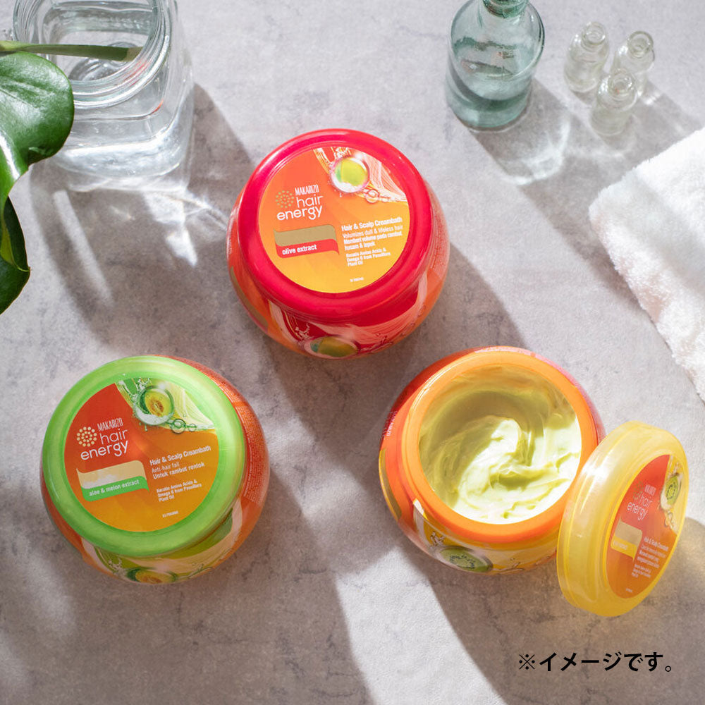 【アウトレット】マカリゾ ヘアクリームバス オリーブ フローラルの香り 500g 1 個