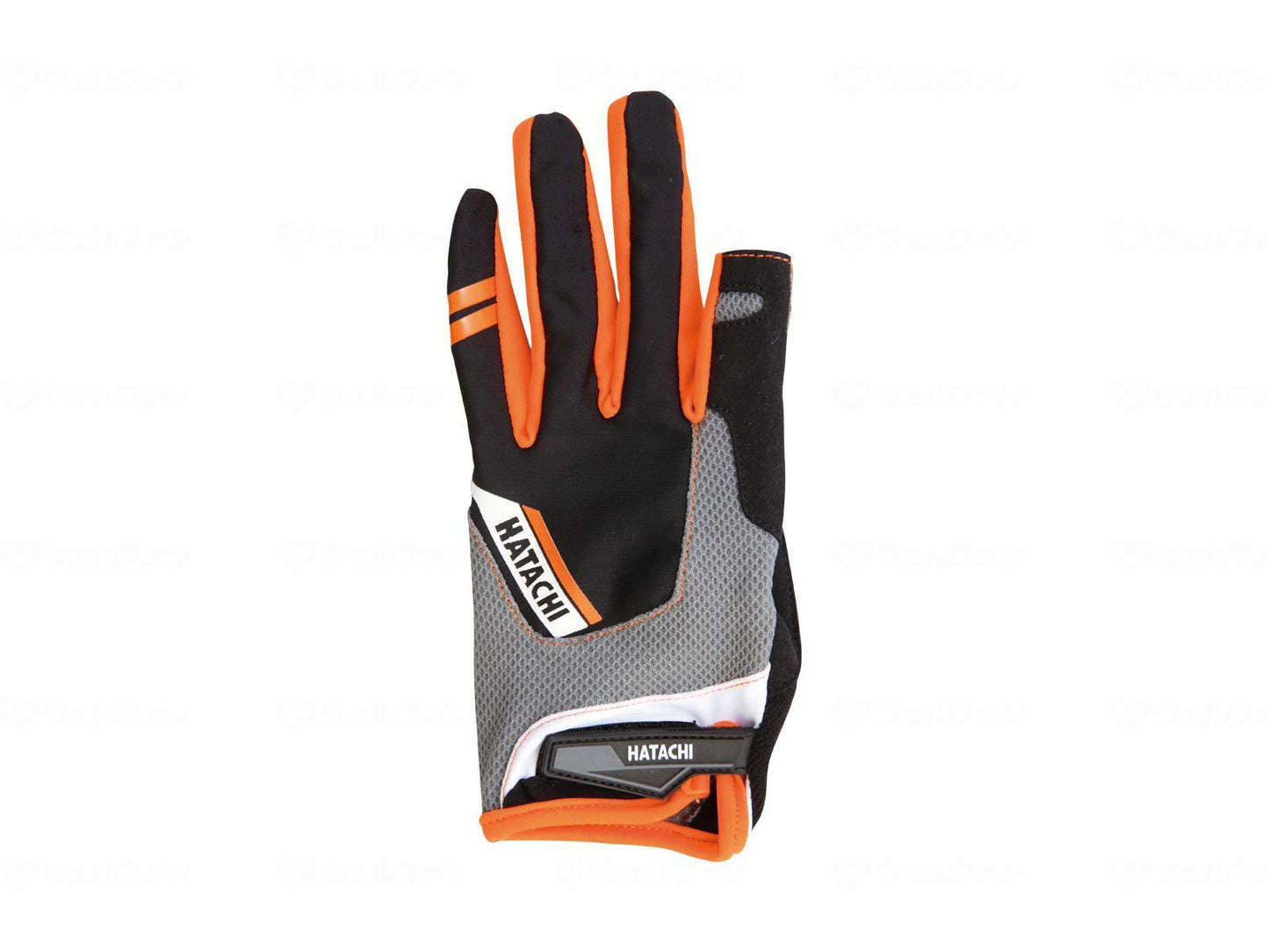 Hatachi Industrial Double Finger Cut Gloves Orange SM