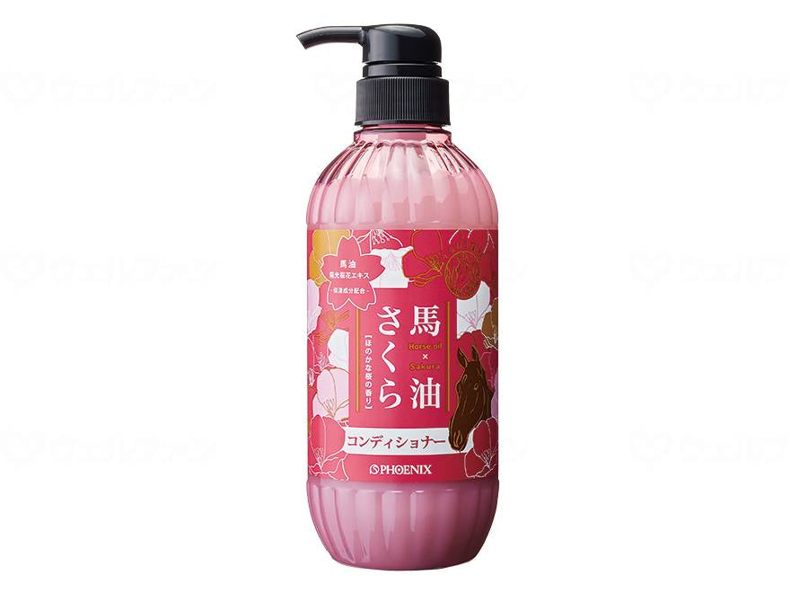 フェニックス馬油さくらｺﾝﾃﾞｨｼｮﾅｰ ｹｰｽ 500ml