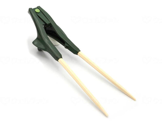 Wind Chopsticks Elephant Green Right Handed