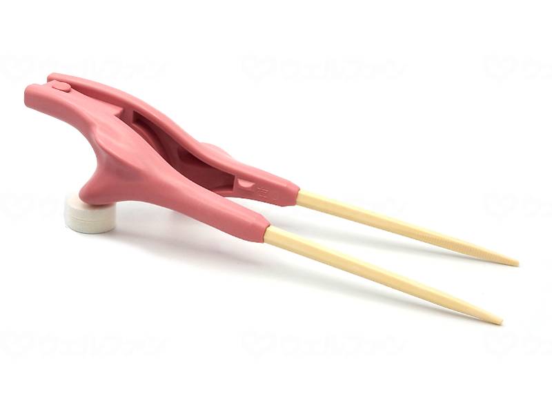 Wind Chopsticks Elephant Clear Pink Left Handed