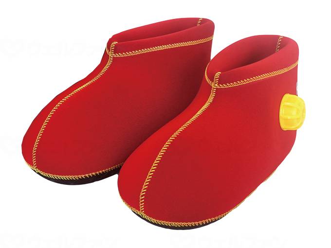 ヘルメット潜水やわらか湯たんぽ　足用ｼｮｰﾄﾀｲﾌﾟ ﾚｯﾄﾞ S