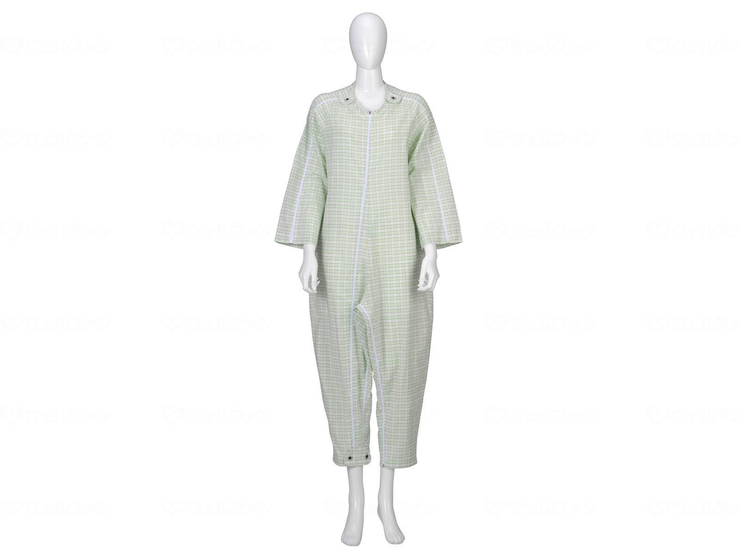 Taketora Fudo Nightgown Type 5 Three Seasons Green Check S