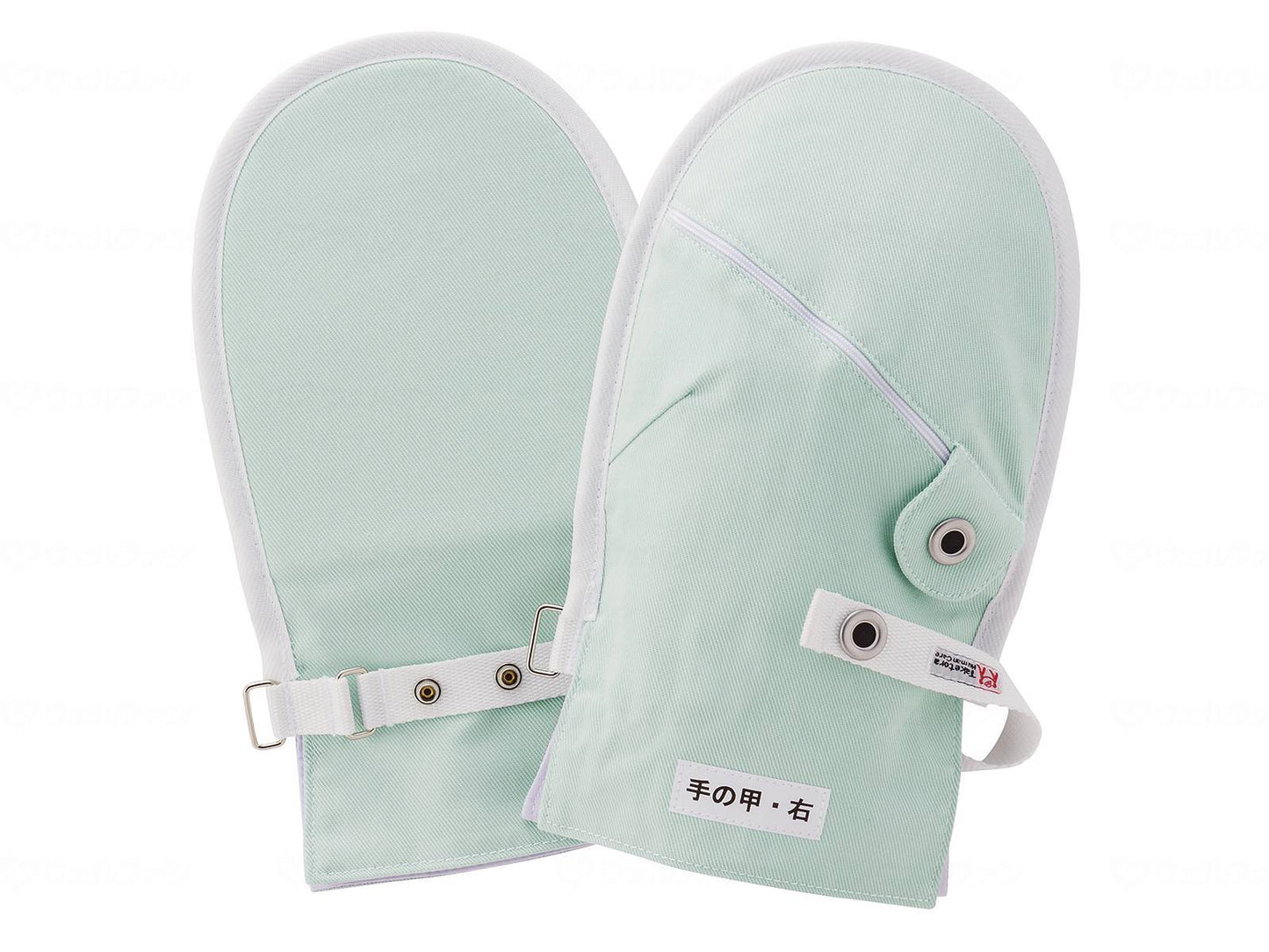 竹虎ﾌﾄﾞｰてぶくろ No.1ﾌｧｽﾅｰ付き　1双(2枚) ｸﾞﾘｰﾝ L