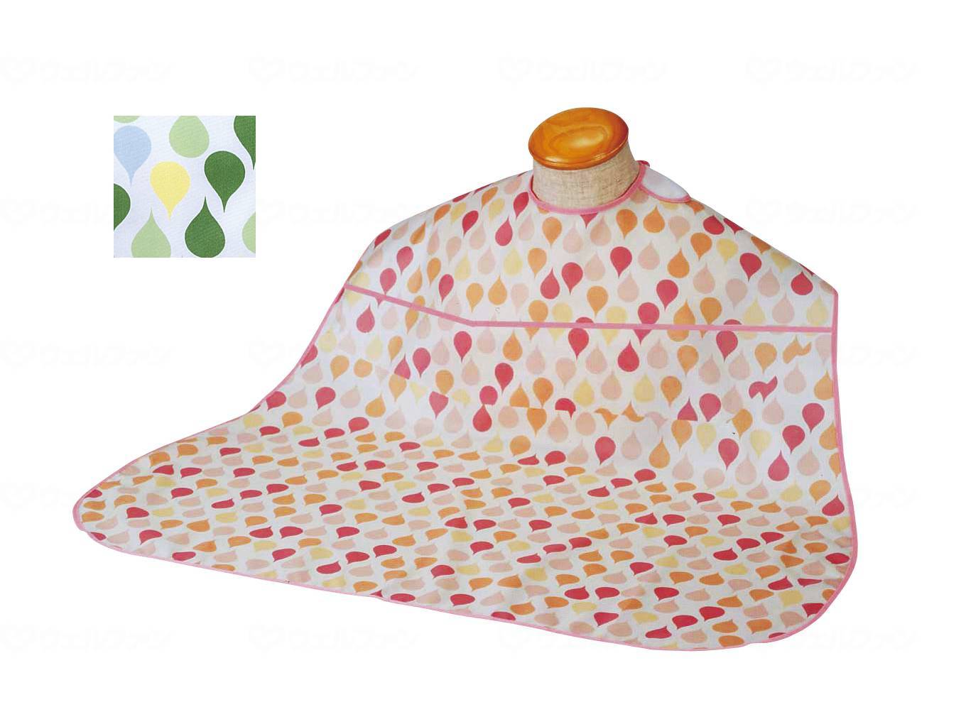 Taketora Sofrapiren Apron Drop with Pocket Green