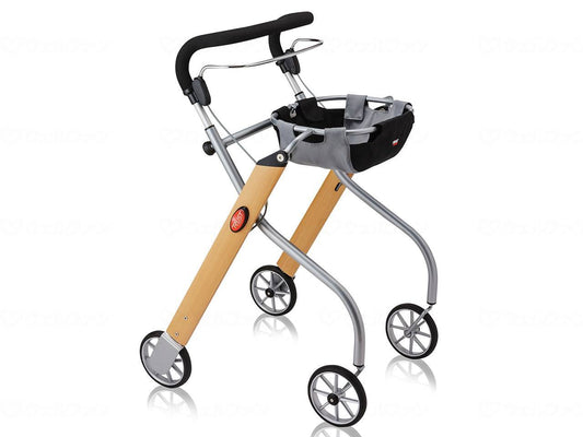 竹虎室内用歩行車ﾚｯﾂｺﾞｰ ｳｯﾄﾞﾊﾟﾀｰﾝ