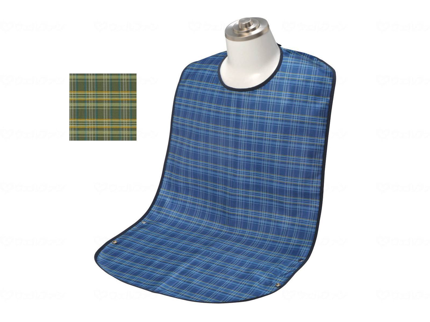 Taketora Sofrapiren Apron Check 2WAY Type Green