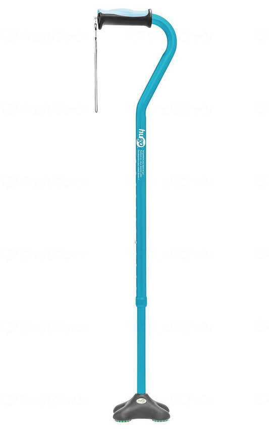 Taketora Hugo Cane, Offset Multi-Point Cane, Blue