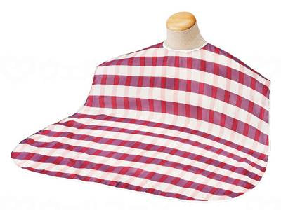 Taketora Sofrapiren Apron Border Check Pink