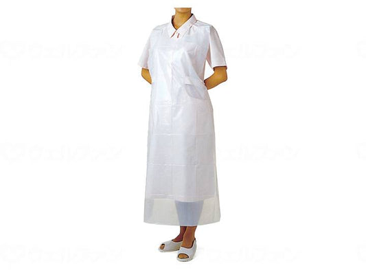 Taketora Taketora Vinyl Apron P 50 pieces White Case