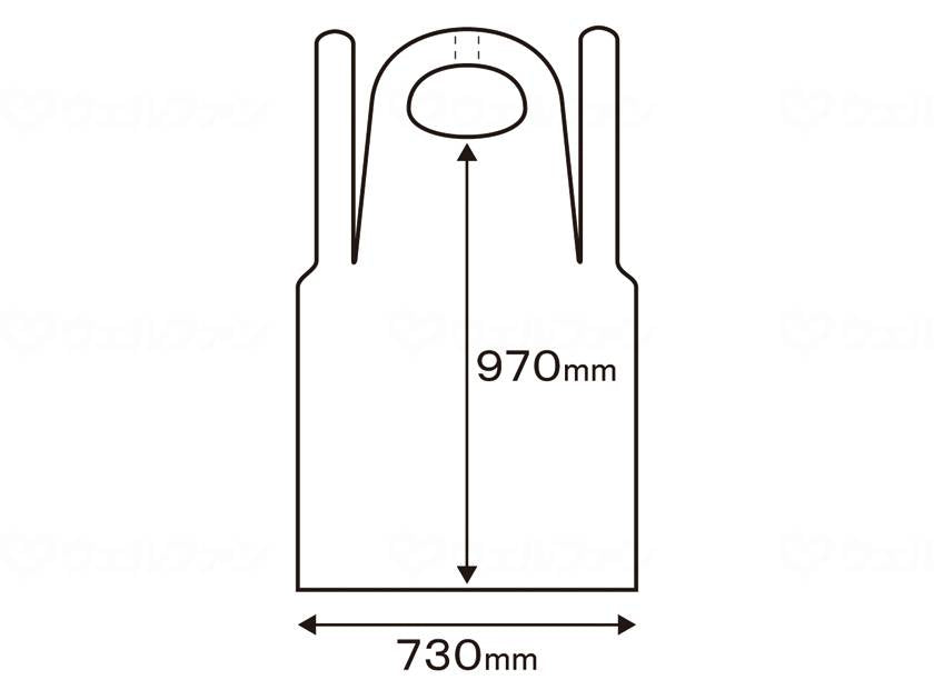 Taketora Taketora Vinyl Apron P 50 pieces White Box