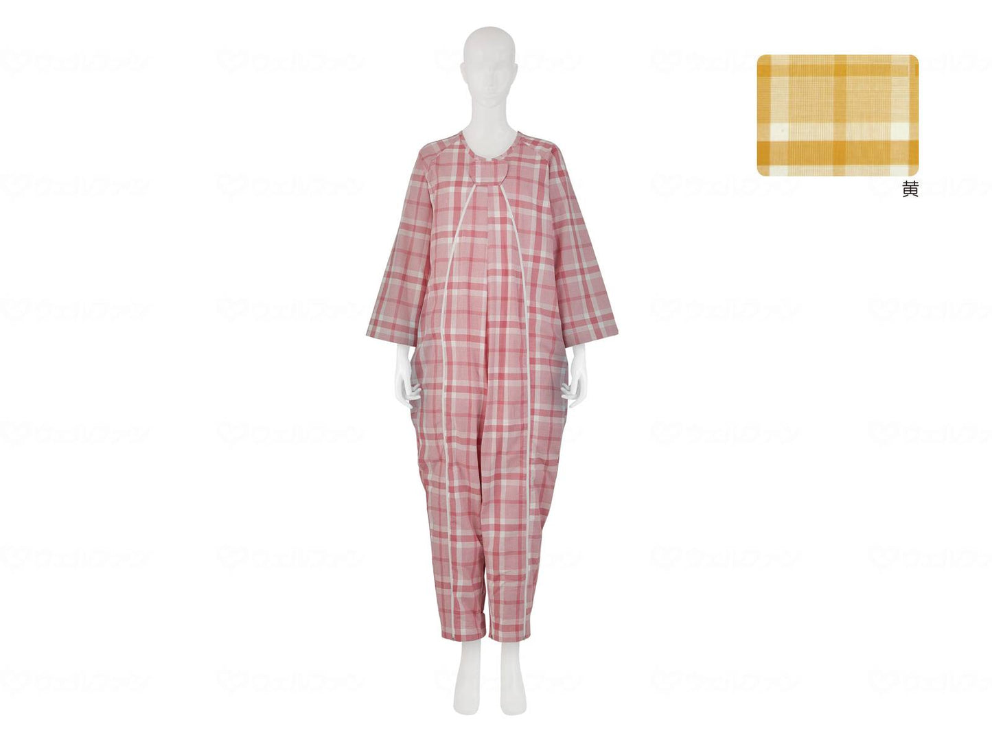 竹虎ﾌﾄﾞｰねまきA　ｽﾘｰｼｰｽﾞﾝ 黄 LL