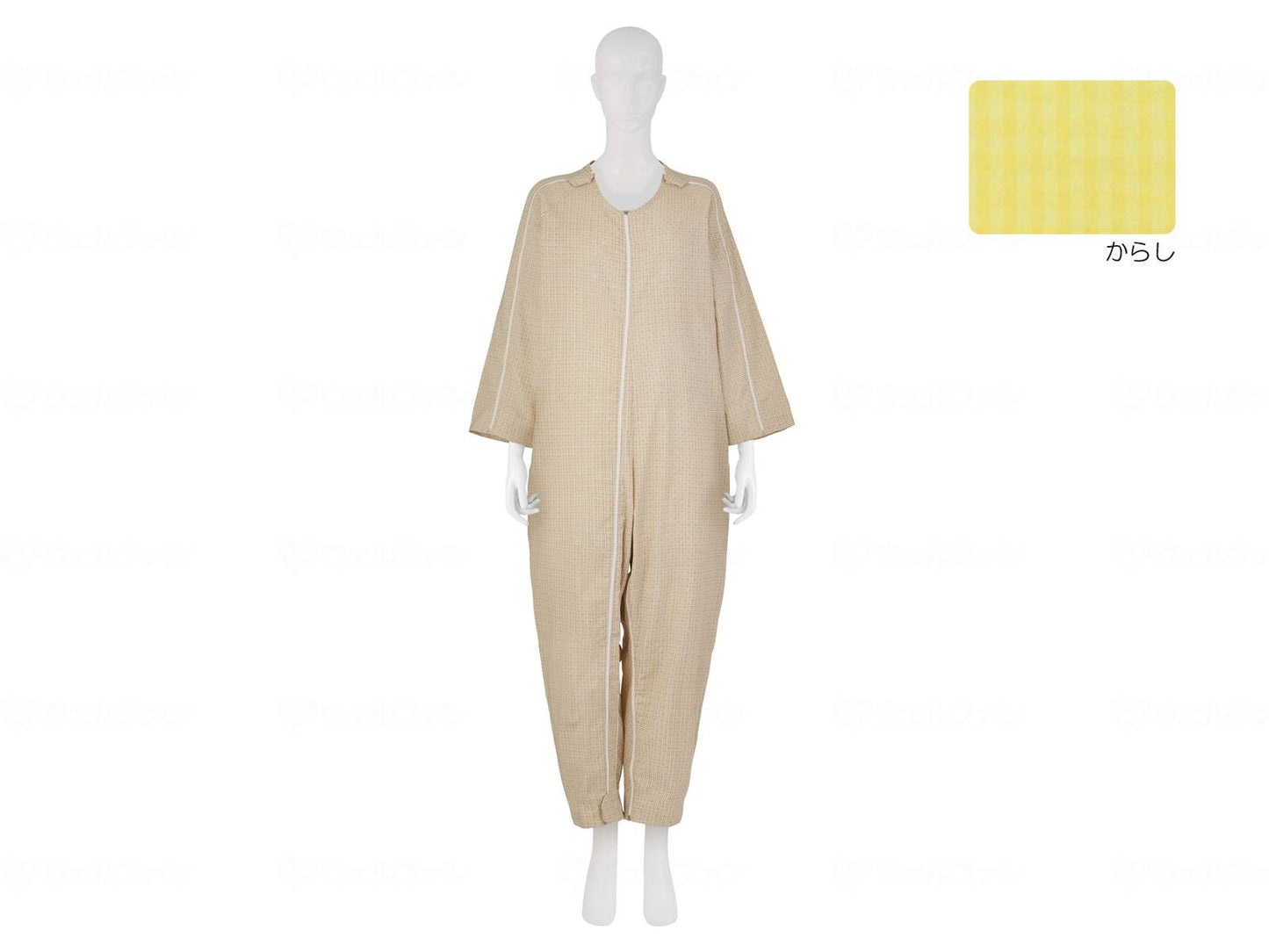 Taketora Fudo Nightgown C Three Seasons Mustard M