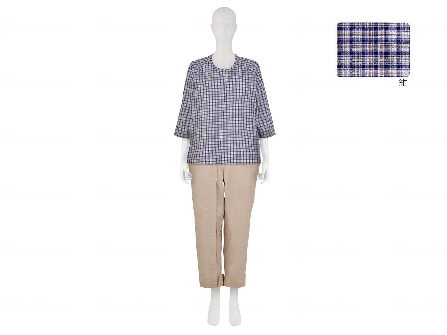 대나무 호랑이 푸드 네마키 D 스리시즌 네이비 LL