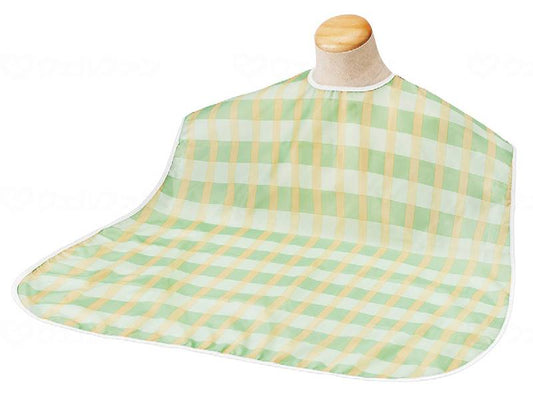 Taketora Sofrapiren Apron Border Check Long Green