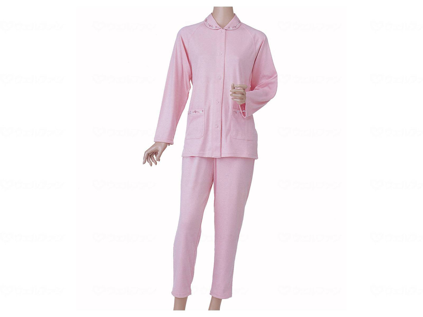 Kobe Seishi Women's Comfortable Pajamas (Smooth) Rose M