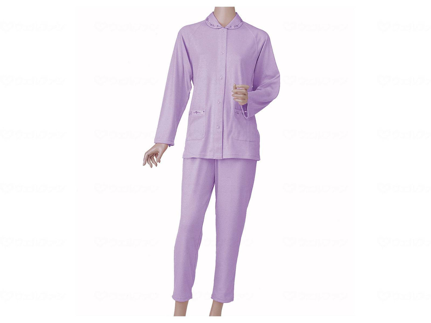 Kobe Seishi Women's Comfortable Pajamas (Smooth) Purple L