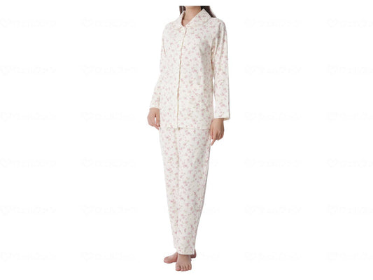 고베 생 맹부인 즐겁게 파지마 꽃무늬 핑크 L