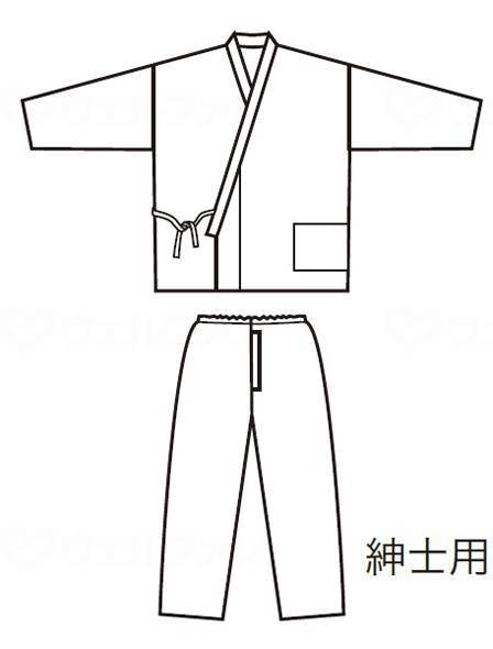 고베 생 絲 신사 카라 오쿠츠로 착용 (소매) 브루 L