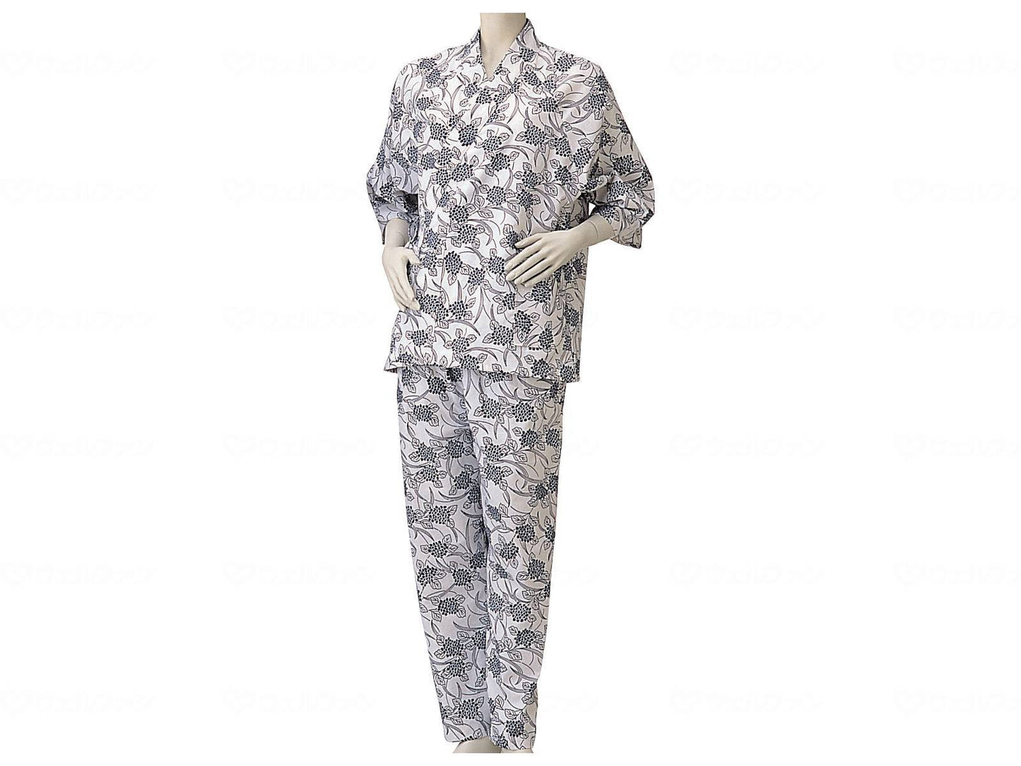 Kobe Seishi Pajama-style Nightgown for Women (All Year Round) M