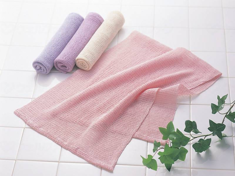 神戸生絲ｼﾙｸﾀｵﾙ（ﾌﾘｰﾄｼﾙｸ加工） ﾗﾍﾞﾝﾀﾞｰ