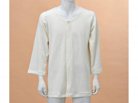 고베 이쿠 신사 노비노비 닛타치 속옷 7 분 소매 (넉크 포함)