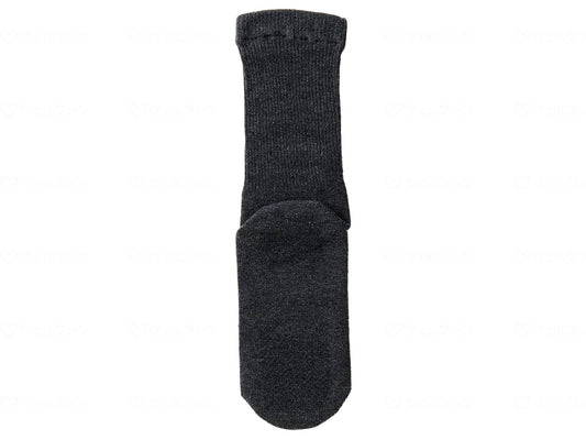 Kobe Seishi Men's Premium Non-Constricting Cotton Blend Socks (with Anti-Slip) Charcoal 24-28