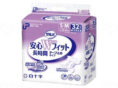 白十字PUｻﾙﾊﾞ安心Wﾌｨｯﾄ 袋 S-M