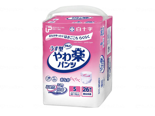白十字PUｻﾙﾊﾞやわ楽ﾊﾟﾝﾂ 袋 S