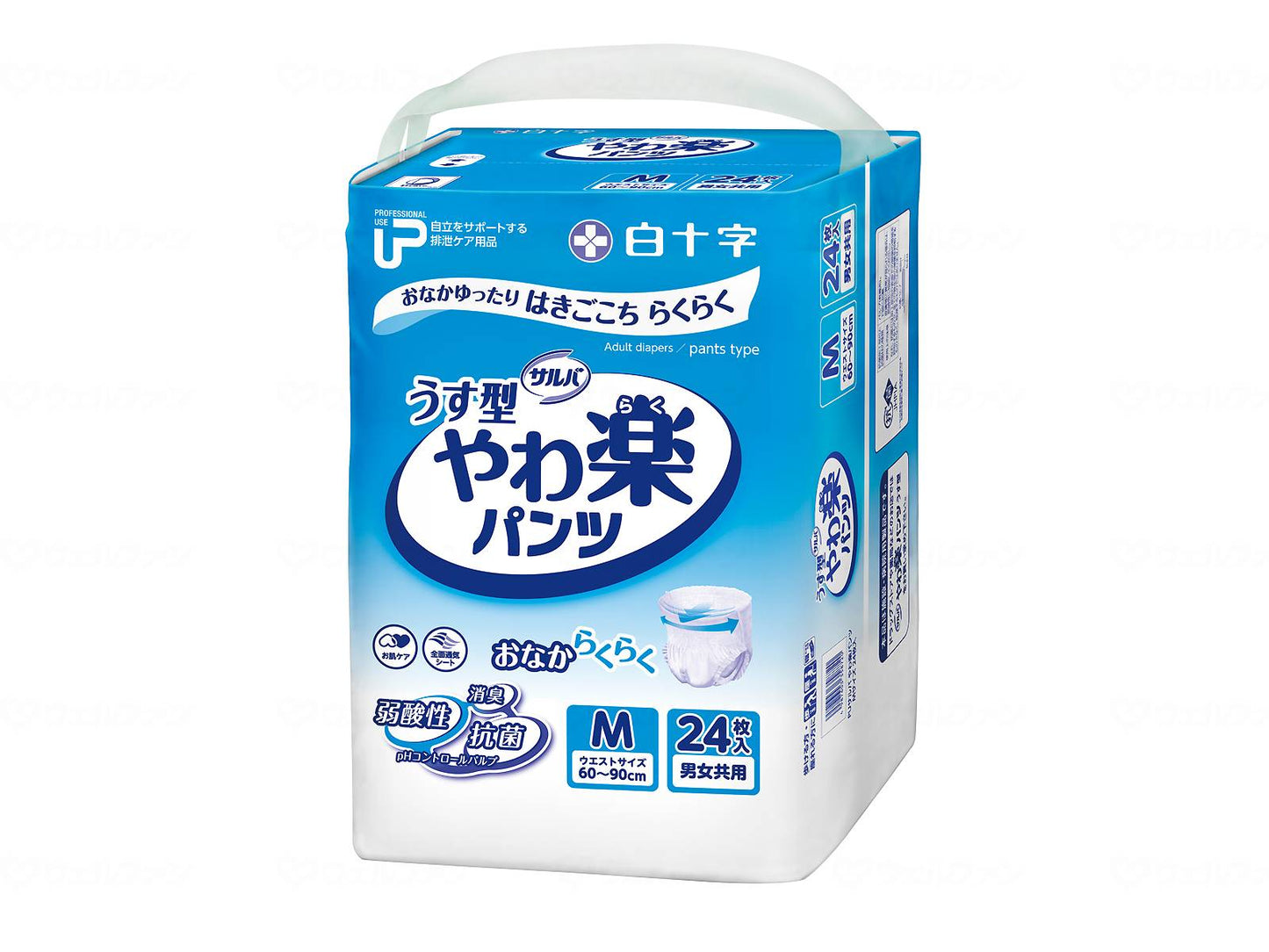 白十字PUｻﾙﾊﾞやわ楽ﾊﾟﾝﾂ ｹｰｽ M