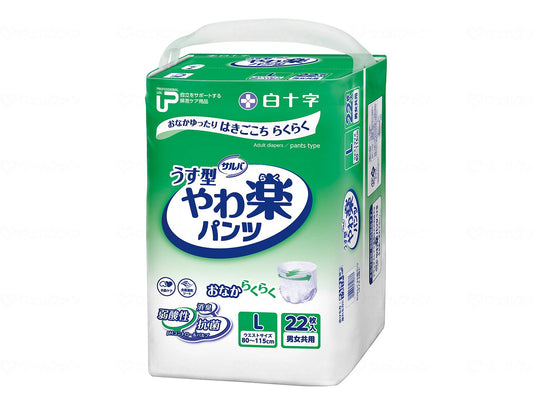 白十字PUｻﾙﾊﾞやわ楽ﾊﾟﾝﾂ 袋 L