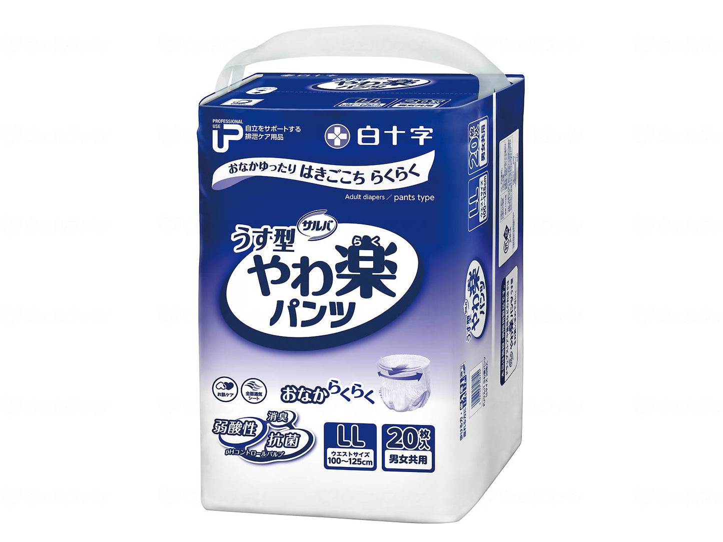 白十字PUｻﾙﾊﾞやわ楽ﾊﾟﾝﾂ ｹｰｽ LL