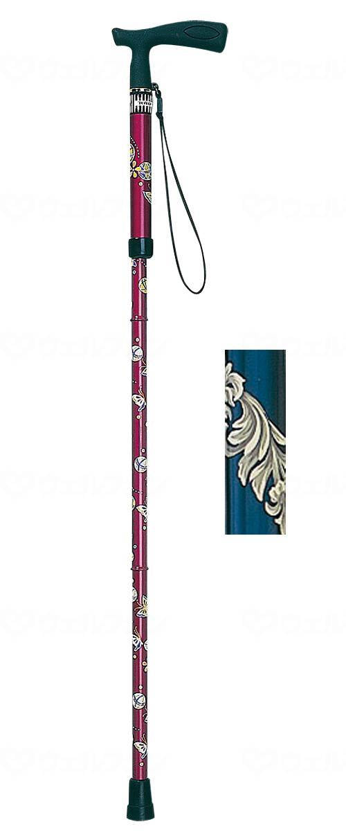 일진 의료기 조절식 접이식 T자 지팡이 “마베리” 프린트