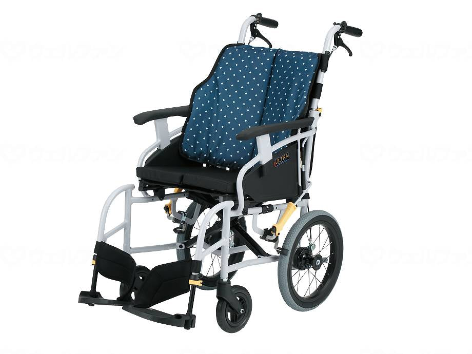 日進医療器ｼﾝ・ｳﾙﾄﾗｼﾘｰｽﾞ標準 介助用 NAH-SU1 ﾃﾂｺﾝ（鉄紺） 40