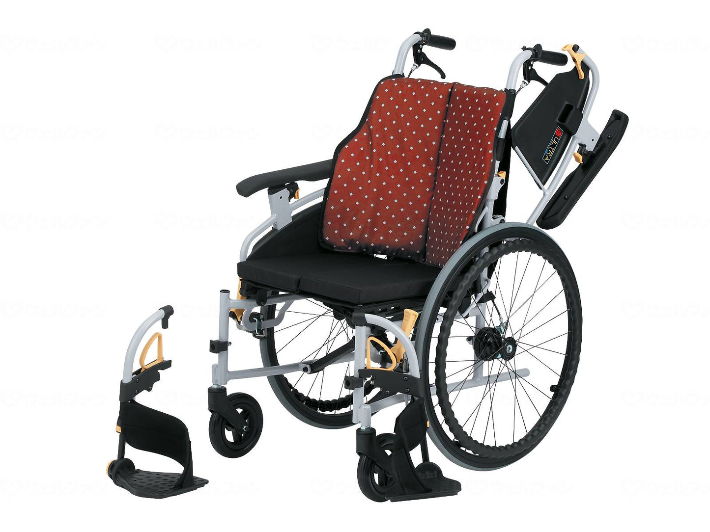 日進医療器ｼﾝ・ｳﾙﾄﾗｼﾘｰｽﾞ多機能 自走用 NA-SU2W ｶｷﾁｬ（柿茶） 40