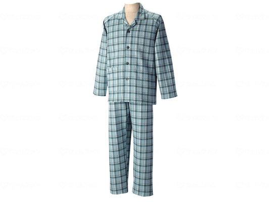 グンゼ長袖ﾊﾟｼﾞｬﾏ(紳士ｾｯﾄ)秋冬用 ｸﾞﾘｰﾝ M