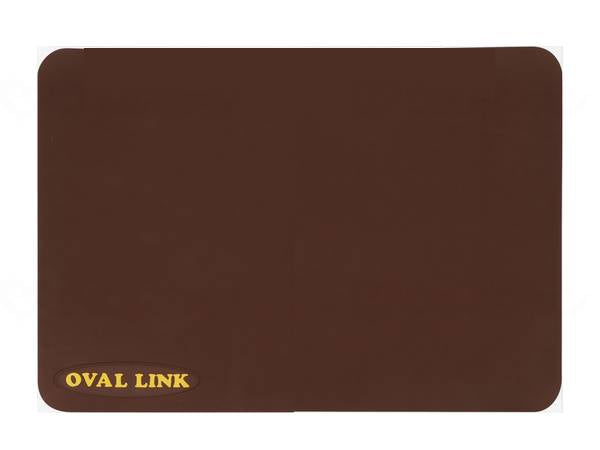 Koshin Rubber Oval Link Brown M