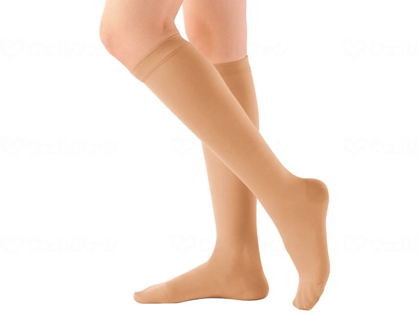 アルケアｱﾝｼﾙｸ・2ﾊｲｿｯｸｽ（つま先あり） ﾗｲﾄﾌﾞﾗｳﾝ S