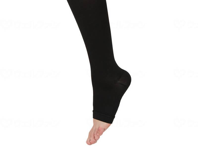 ARCEA Ansilk 2-knee socks (no toes) Black SS