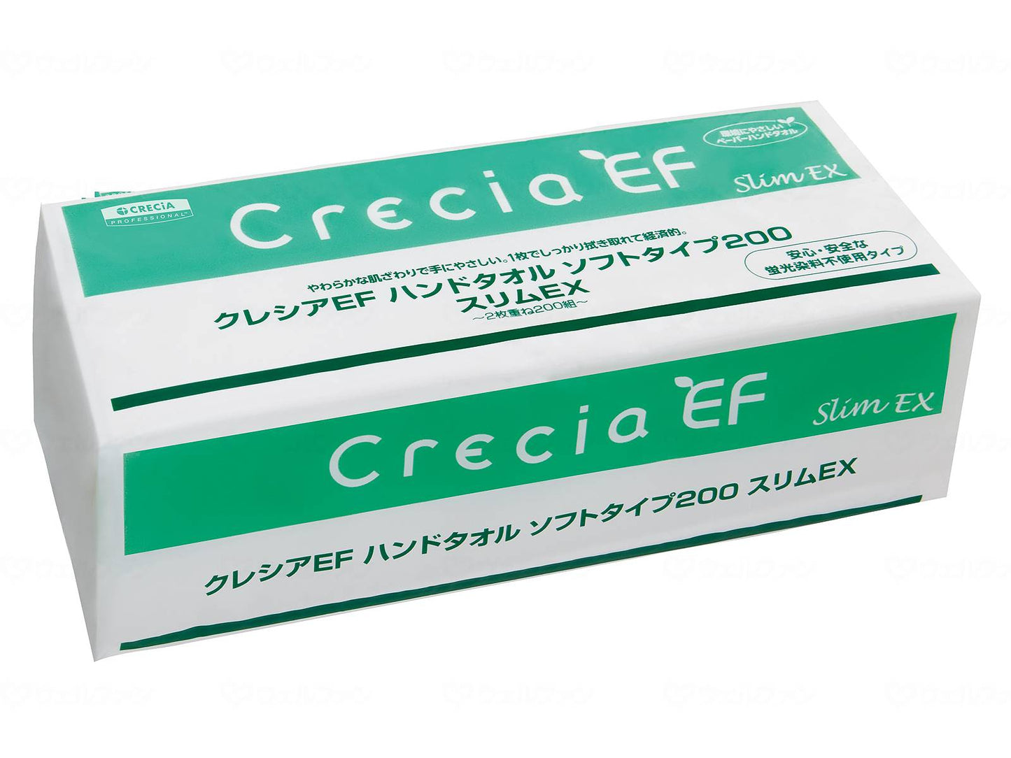 Nippon Paper Crecia Crecia EF Hand Towel Soft Type 200 Slim EX Bag