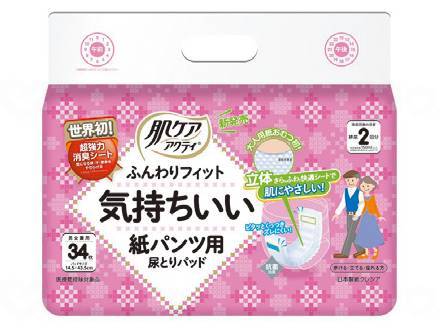 日本製紙クレシアふんわりﾌｨｯﾄ気持ちいい紙ﾊﾟﾝﾂ用尿ﾄﾘﾊﾟｯﾄﾞ 袋