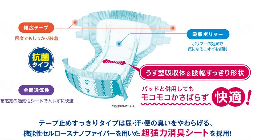 日本製紙クレシアｱｸﾃｨ ﾃｰﾌﾟ止めすっきりﾀｲﾌﾟ ｹｰｽ S