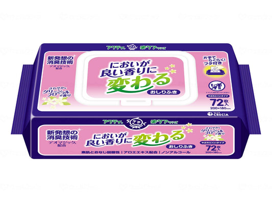 Nippon Paper Crecia Acty, a wipe that changes the smell to a pleasant fragrance, case