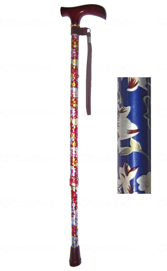 中嶋次朗商店ｱﾙﾐ2段式 花柄（楓ｸﾞﾘｯﾌﾟ） 花柄ﾌﾞﾙｰ