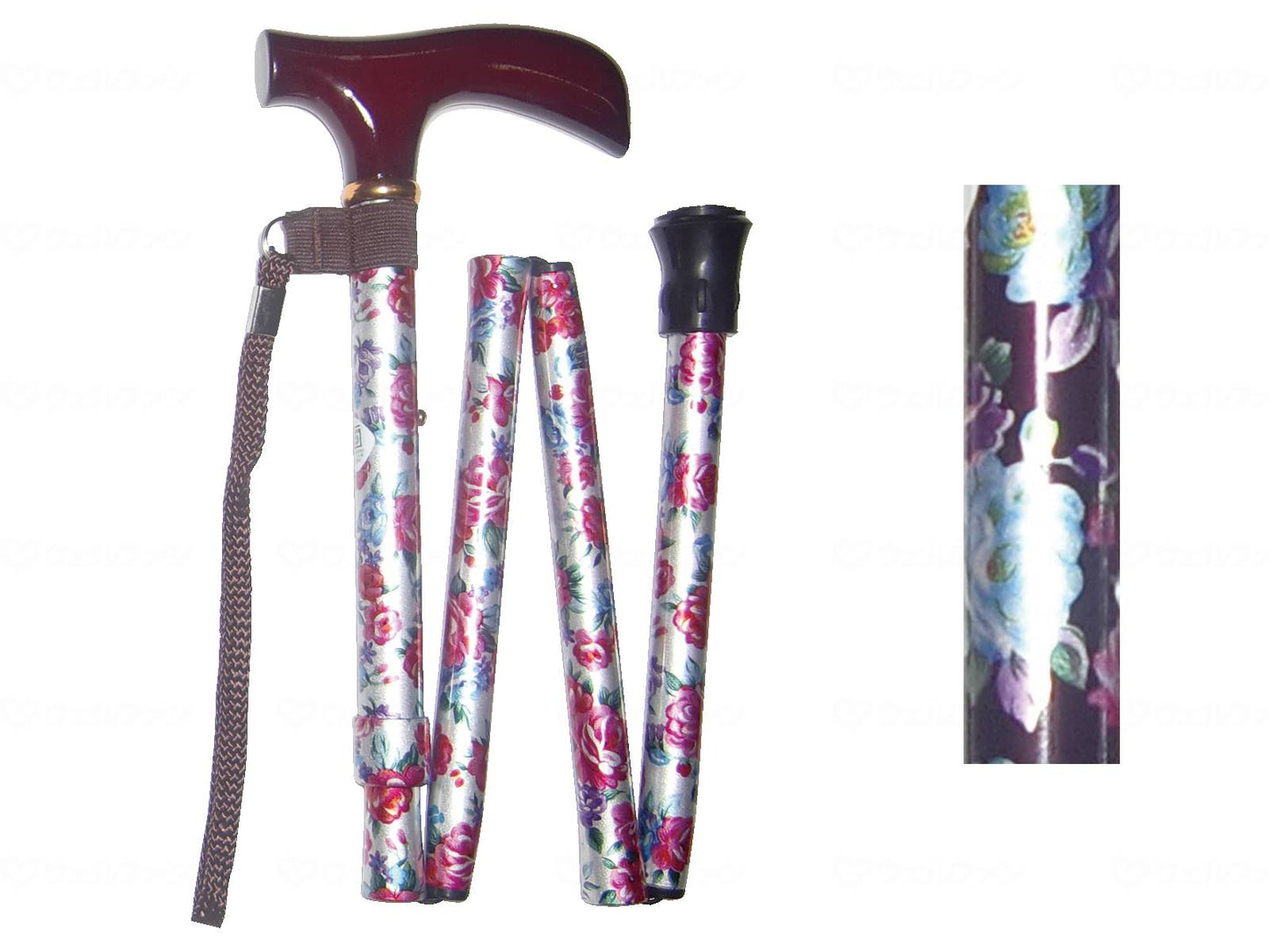 나카지마 차로 상점 알루미 4단식 꽃무늬