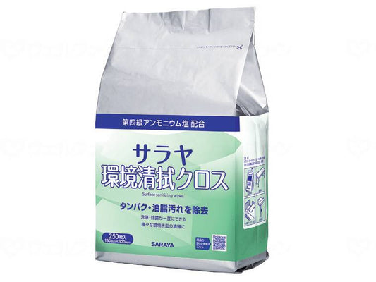 Saraya Saraya Environmental Cleansing Cloth Case 250 Sheets Refill