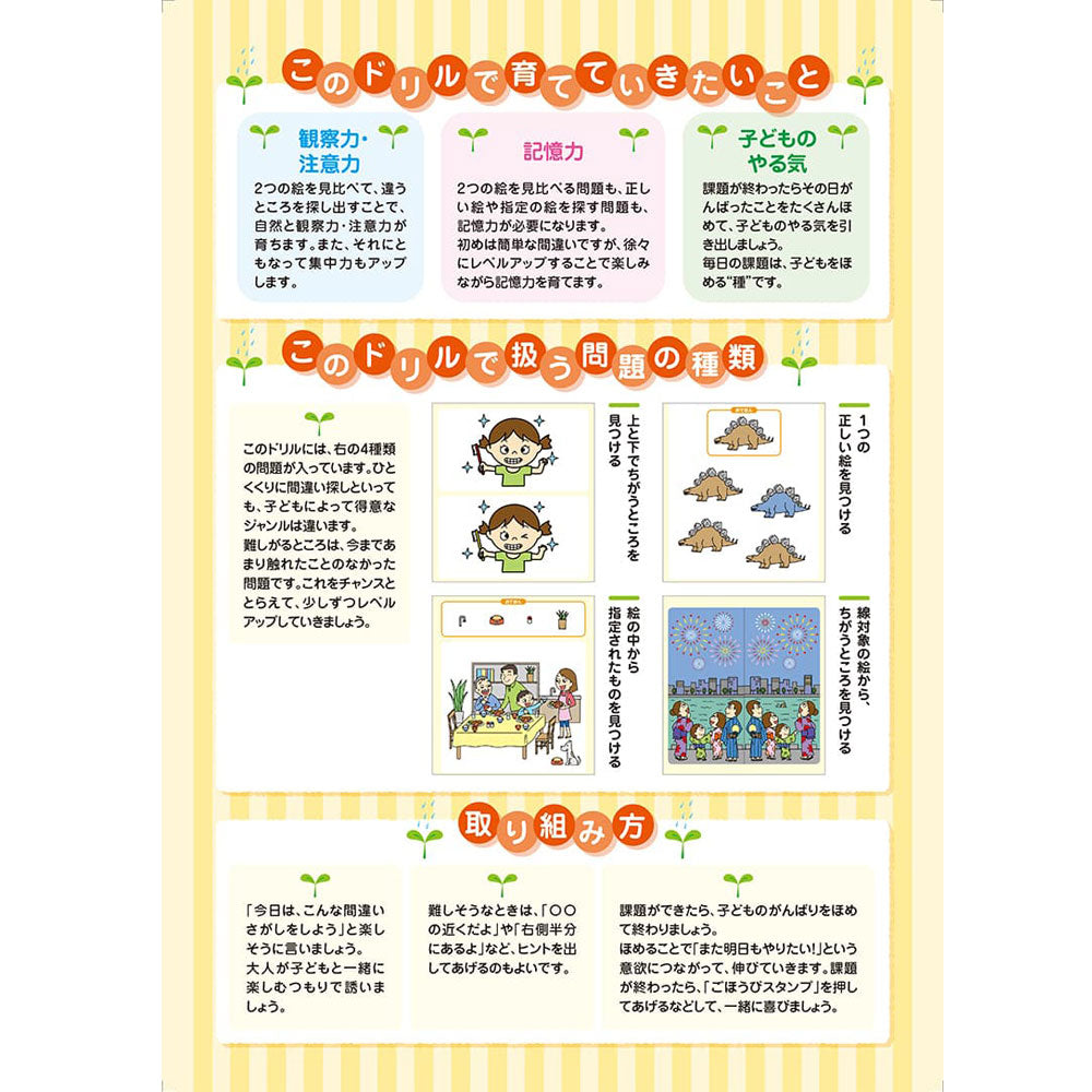 [Outlet] Shichida Method Intelligence Drills for 4, 5, and 6 Year Olds - I Found a Mistake! 1 pc