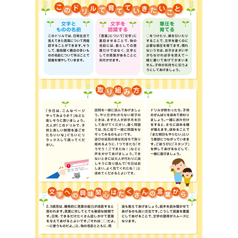 Shichida Method Intelligence Drills for 2-3 year olds before learning letters 1 piece