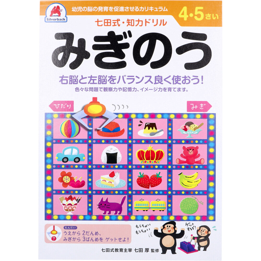 Shichida Method Intelligence Drill 4-5 Years Old Right Hand 1 Piece