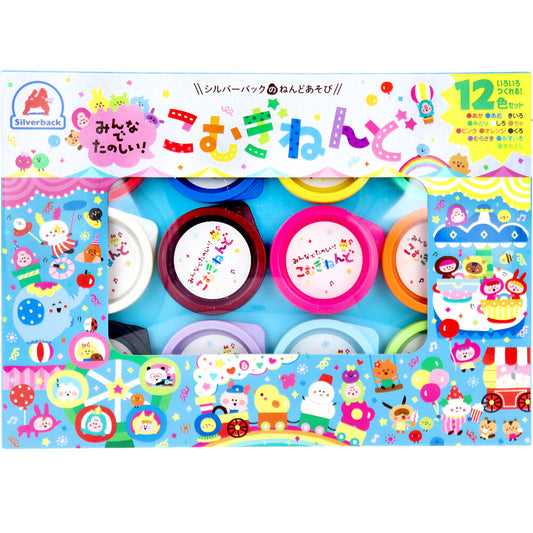 Fun for everyone! Wheat clay 12-color set 1 piece